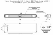 interieur verlichting wit - interieurlamp 12 en 24 volt - interieurverlichting - binnenverlichting - horpol 