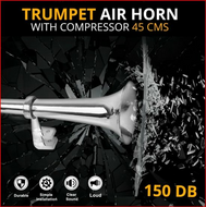 luchthoorn 12 volt met compressor - toeter - scheepshoorn - claxon - signaalhoorn