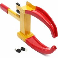 wielklem universeel - wielslot - Slot - wiel klem - wiel slot - aanhangerslot - caravanwielslot
