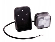 zijmarkeringslamp met houder - markeringslamp wit - contourlamp 12 en 24 volt - horpol