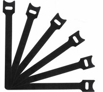 kabelbinders met velcro lengte 200mm breedte 12mm 5 stuks in verpakking
