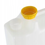15l watercontainer - wit - gecertificeerd - kunststof kraan met een knop zonder schroefdraad aan de onderkant