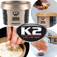 k2 handen wassen pasta - reinigingpasta - ideal voor werkplaatsen - anti-olie en vet - fijne korrel
