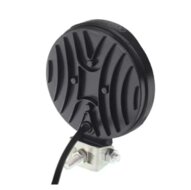 ronde led-werklamp - 9 mini led 10-36V - aluminium behuizing 