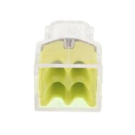 snelle elektrische connectoren - 4 connectoren draad - tot 2,5 mm2 - 10 stuks in pak