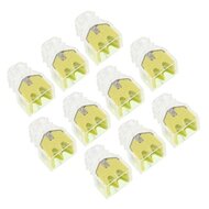 snelle elektrische connectoren - 4 connectoren draad - tot 2,5 mm2 - 10 stuks in pak