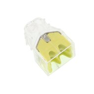 snelle elektrische connectoren - 4 connectoren draad - tot 2,5 mm2 - 10 stuks in pak