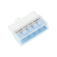 snelle elektrische connectoren - 5 connectoren draad - tot 2,5 mm2 - 10 stuks in pak