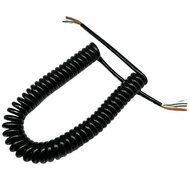 spiraalkabel 7/24v - zonder plug – 4.5 meter - aanhanger kabel