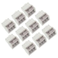 snelle elektrische connectoren - 6 connectoren draad - tot 2,5 mm2 - 10 stuks in pak