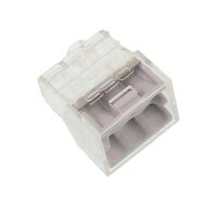 snelle elektrische connectoren - 6 connectoren draad - tot 2,5 mm2 - 10 stuks in pak