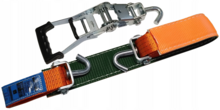 professionele spanband 4t - transportband met ratel en haken - 3.5m sjorband voor laweta en trailer