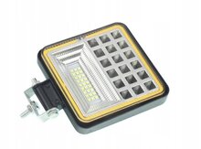 werklamp 42 led omliggende led vierkant - 9-36v - 110x110x28mm