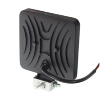 werklamp 42 led omliggende led vierkant - 9-36v - 110x110x28mm