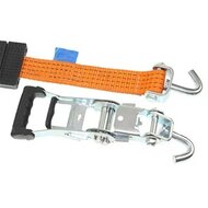 professionele lohr sjorband 4t - transportband met draaibare haken & blokken - 3,5m autotransporter set