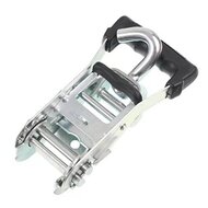 professionele lohr sjorband 4t - transportband met draaibare haken & blokken - 3,5m autotransporter set