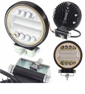 led werklamp - rond en krachtig - contourlicht en helder - voor 12-24V voertuigen