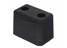 stootkussen 115x75x80x65mm 2 gaten - stootrubber - stootkussen