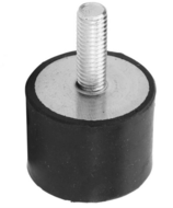 rubber buffer m8 30x13mm - demper - 1 bout - trillingen demper