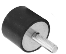 rubber buffer m8 30x13mm - demper - 1 bout - trillingen demper