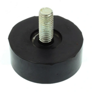 rubber buffer m8 40x15mm - demper - 1 bout - trillingen demper
