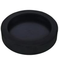 rubberen hefbrug pad 130x110x26 mm - steunrubber - beschermrubber 