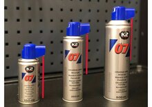 k2 07 conserveermiddel en smeermiddel 250ml - met dispenser - verwijdert gepiep en gekrak - reiniger