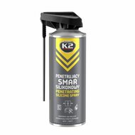 k2 penetrerende siliconenspray - voor smering en bescherming van rubber, kunststof en metaal - 400ml