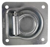 sjoroog - vloeroog - 4 bevestigingsgaten - 2t - 102 mm x 95 mm  - vloeranker - verzonken vloerhaak