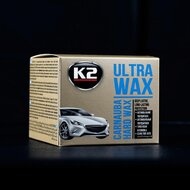 k2 ultra wax 250g - carnaubawax voor diepe glans en langdurige bescherming - auto wax - autowas - wax pasta - superglanzende wa