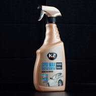 k2 spid wax 750 ml - snelle spraywax en drooghulp voor directe glans - glansversterker - snelglansmiddel - vloeibare wax