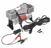 compressor 12 volt - 50 liter per minuut - lucht compressor - 10 bar - dubbele zuiger