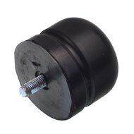 rubber buffer - m8 54,5x45,5mm - demper - 1 bout - 1 gat -  trillingen demper 