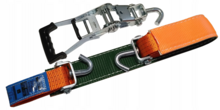 sjorband 4t 3,5m b=50mm - lohr - green protector gras - en 12195-2 - etiketten 2024 - spanband 