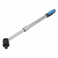 telescopische wringijzer 460 tot 610 mm - verlengstuk met kantel kop - 1/2 duims dopsleutel - satra