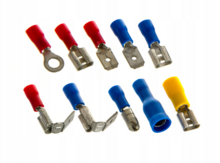 kabel afstriptang set - inclusief 100 stuks kabelschoenen - amp tang