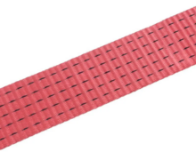 sleepband 5t - 4,5m - rood - inclusief haken - sleepkabel