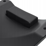 6-wielige kunststof werkplaatsbed - max 150kg - zwart - ligbed - ligkar