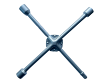 kruissleutel - 1/2 duim en 17/19/21mm - wielsleutel - wielmoersleutel