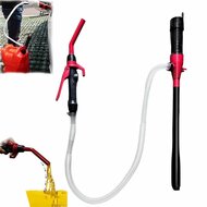 elektrische vloeistofpomp op batterij &ndash; voor benzine olie en water - overhevelpomp - brandstofpomp
