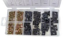 montageset 170 stuks - plaatjes en schroeven - bevestigingsset - schroevenset met plaatjes 