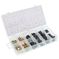 montageset 170 stuks - plaatjes en schroeven - bevestigingsset - schroevenset met plaatjes 
