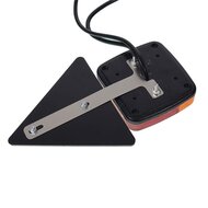 aanhangwagen verlichting set - 7,5m + 2,5m - led verlichting met driehoekreflectoren - aanhanger verlichting set