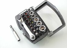 bit en doppenset - 24 delig - 1/4 duims aansluiting - bitset - sets van bits en doppen - doppenkit - doppendoos
