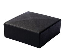vierkant omsteekdop - 45x45mm - 10 stuks - standaard eindkap - inslagdop - kunststofdop - paaldop