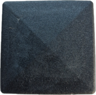 vierkant omsteekdop - 45x45mm - 10 stuks - standaard eindkap - inslagdop - kunststofdop - paaldop