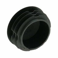 rond insteekdop - 40mm - 20 stuks - lichtgewicht geribbelde eindkap - inslagdop - kunststofdop