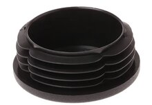 rond insteekdop - 40mm - 20 stuks - lichtgewicht geribbelde eindkap - inslagdop - kunststofdop