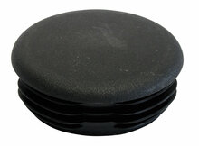 rond insteekdop - 40mm - 20 stuks - lichtgewicht geribbelde eindkap - inslagdop - kunststofdop