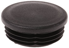 rond insteekdop - 40mm - 20 stuks - lichtgewicht geribbelde eindkap - inslagdop - kunststofdop